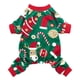 thumbnail image 1 of Pijama para Perro Fitwarm de Terciopelo Navideño para Pequeños Rojo y Verde, 1 of 7