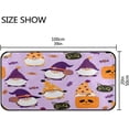 thumbnail image 3 of Coolnut Cute Gnomes in Halloween Costume Kitchen Rugs 39×20 in,Non Slip Washable Cushioned Carpets Polyester AntiFatigue Comfort Porch Floor Mat Halloween Decoration, 3 of 6