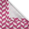 thumbnail image 4 of Ambesonne Pink White Valance Pack of 2, Vibrant Wavy Lines, 54"X12", Magenta White, 4 of 5