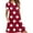Red, variant on Wancir Summer Dresses for Women 2024 Casual T Shirt Crewneck Petal Sleeve Swing Vacation Dress with Pockets