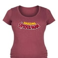 thumbnail image 3 of Marvel Spider-Man - Editorial Logo - Maternity Scoop Neck Graphic T-Shirt, 3 of 5