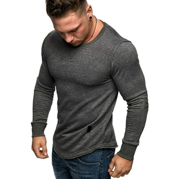 bælte Absolut varsel Athletic Works Mens and Men's Active Performance Long Sleeve Crew Neck T-Shirts  Slim Fit Tee T-Shirt - Walmart.com
