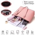 thumbnail image 7 of Bagsure Women Handbags Fashion Tote Shoulder Bags Casual Crossbody Bags for Women Handbag Set 4pcs, 7 of 7