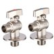 thumbnail image 4 of G1 / 2 '' Latón Cerrado Grifo Válvula Desviador Frío Conector Caliente Válvulas De Control De Tubo De Bidé - Caliente O Frío BLESIY  Válvula de cierre de ducha de latón, 4 of 7
