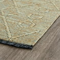 thumbnail image 4 of Alma Transitional 8' x 10' Green and Sage Green, Machine Washable Polyester & Cotton Indoor Area Rug, 4 of 10