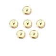 thumbnail image 1 of Botones de saxofón Greeniant 6 piezas decorativa dorado metal con carcasa blanca, 1 of 6