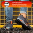 thumbnail image 6 of AUXDIQ Safety Trainers Men Women Steel Toe Cap Work Shoes Comfy Construction Industrial Sneakers, 6 of 6