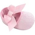 thumbnail image 3 of Kids' $10 Under Baby Girls Princess Bowknot Soft Sole Cloth Crib Shoes Sneaker Save Big, 3 of 9