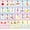 Pastel, variant on 6"x14" Pastel Alphabet Number Line for Classroom Wall Decorations, ABC Letter Line Posters Bulletin Board Decor Set, to School Teacher Haves Supplies (Colorful)