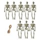 thumbnail image 5 of Minifiguras de Esqueleto perfecl 8 Piezas Decoración Halloween Gris, 5 of 8
