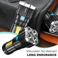 thumbnail image 1 of Super Bright Flashlight 100000 Lumen Strong LED Flashlight Rechargeable with Cob Work, 1 of 4