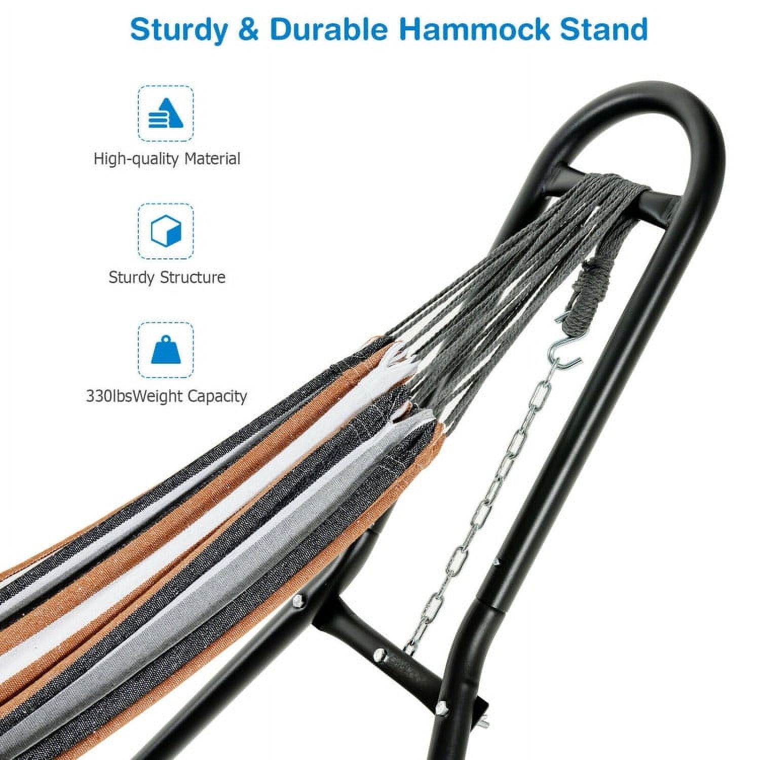 Aimee Lii Indoor and Outdoor Hammock Frame Heavy Steel Frame Hanging Hooks, Hammock Camping Chair Aimee Lii Indoor and Outdoor Hammock Frame Heavy Steel Frame Hanging Hooks, Hammock Camping Chair