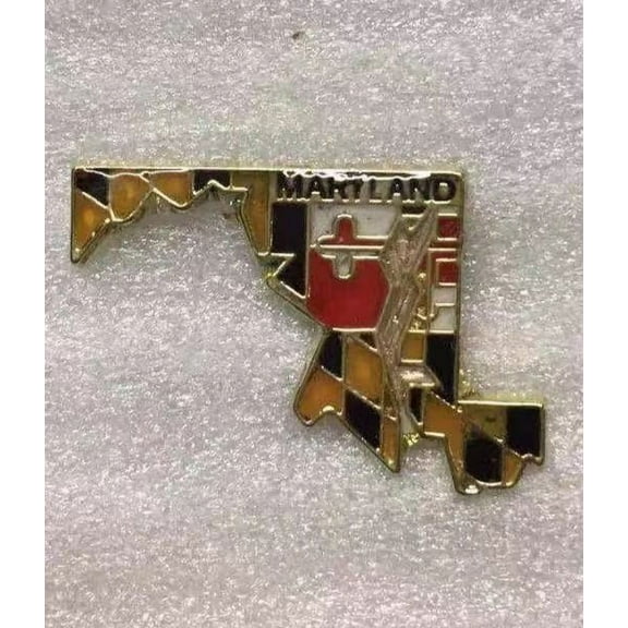 6 Pack of Maryland State Lapel Pins