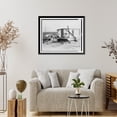 thumbnail image 4 of Historic Framed Print, Houseboat stranded on the banks of the Mississippi River, in Mississippi, across from Arkansas City, where the great break occured in the levee in 1927, 17-7/8" x 21-7/8", 4 of 9