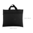 thumbnail image 2 of KONTONTY Portable Document Briefcase Black Oxford Cloth Large Capacity File Storage for Business Meetings, 2 of 8