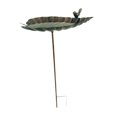 thumbnail image 3 of Baño para pájaros con comedero para pájaros, estaca desmontable de hierro, ideal para exteriores, patio y jardín., 3 of 8