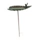 thumbnail image 3 of Comedero para pájaros con estaca de metal, baño para pájaros de metal para jardín, regalo, adorno, comederos para exteriores, para de, 3 of 8