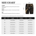 thumbnail image 3 of Uemuo Black And Gold Fire Dragon Pattern Men's Short Pajama Pants – Soft & Breathable Lounge Shorts, Elastic Waistband with Pockets, Lightweight Sleepwear for All-Season Comfort-Medium, 3 of 6