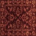 thumbnail image 1 of Ahgly Company Indoor Square Abstract Brown Modern Area Rugs, 4' Square, 1 of 4