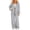 Light Gray #113, variant on Women's 2 Piece Zip Up Hoodie Set Long Sleeve Sweatshirt and Wide Leg Pants Relaxed Casual Fall Fleece Lounge Set