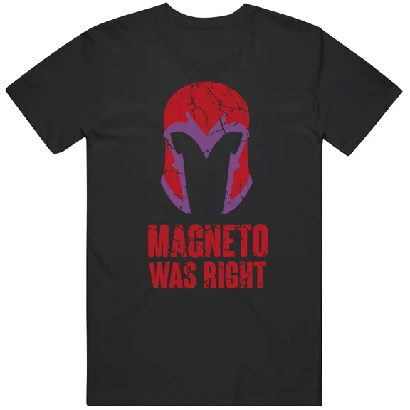 Magneto Was Right 97 Comic Fan Distressed T Shirt