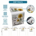 thumbnail image 6 of Sunflower Sunshine Table Runner 72 Inches Long Farmhouse Dress Scarves, Pastoral Bees Farmhouse Floral Dining Tablerunner for Coffee Table/Kitchen Island/Party Décor, 13" x 72", 6 of 8
