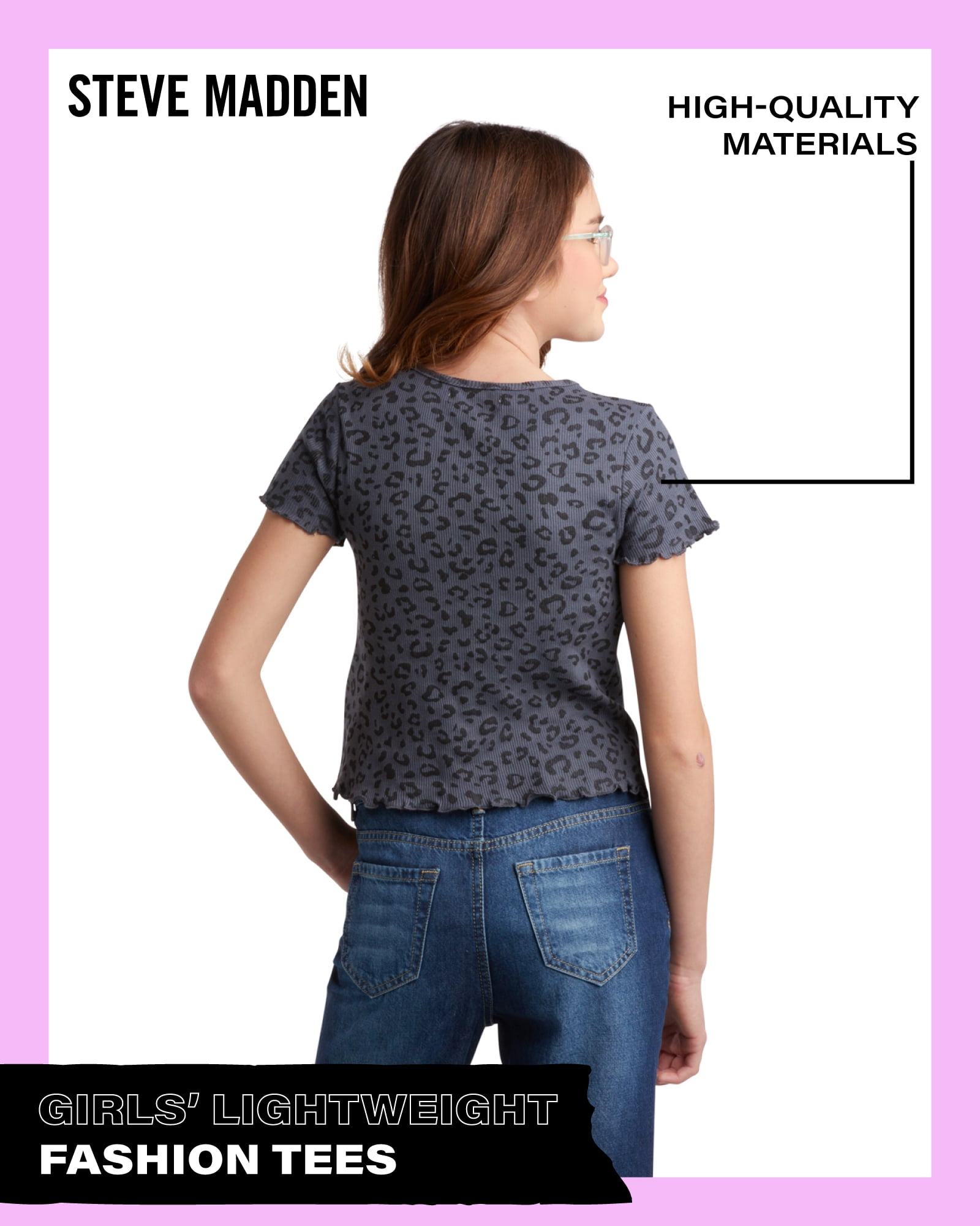 Girls' Shirt - Casual Short Sleeve Fashion Logo T-Shirt for Girls - Kids' Graphic Tee - Youth Top (4-16)