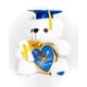 thumbnail image 1 of Oso de Peluche de Graduación Blanco de 8" con Gorra Azul y Diplomado en Mano - Viene con u YMCtoys YMCtoys, 1 of 2