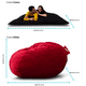 thumbnail image 2 of Sillón puff con cama tamaño queen size gamuza color rojo Puff MX Puff MX Gamuza Rojo Queen, 2 of 2