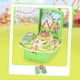 thumbnail image 4 of Mochila plegable 3D con llavero | Parque infantil portátil con noria y castillo | Decoración colgante en miniatura para estudiantes y niños, 4 of 6