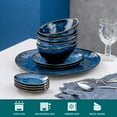 thumbnail image 4 of vancasso, Series Starry, 33-Piece Porcelain Serving Dishes Set, Blue Dinner Set, Service for 12, 4 of 7
