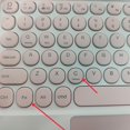 thumbnail image 5 of Rechargeable Bluetooth Keyboard Case for Tab S11 11", Round Keys, Pencil Slot, Detachable,pink, 5 of 5