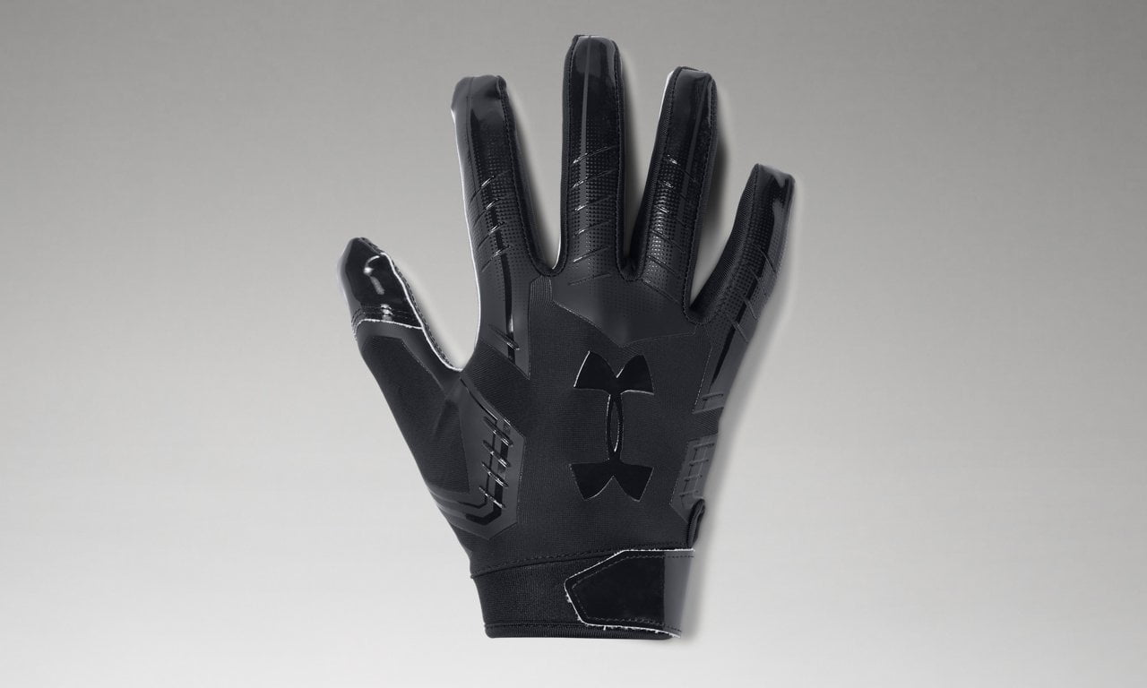 Under Armour Men's UA F6 Football Gloves 1304694002 Black/Black