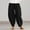Black, variant on Ediodpoh Women's Simple Harem Wide Leg Elastic Waist Pants Casual Pants Trousers Summer Pants for Women 2024 Beige XXXXL