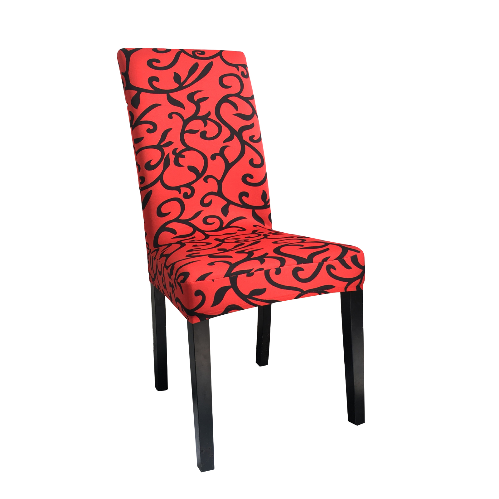 Removable Kitchen Chair Covers, Elastic Chair Protector, Printed Chair