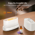 thumbnail image 5 of VAVSEA Essential Oil Diffuser, 7 Color Flame Diffuser Humidifier, Time Setting for Home, Room, White, 5 of 8