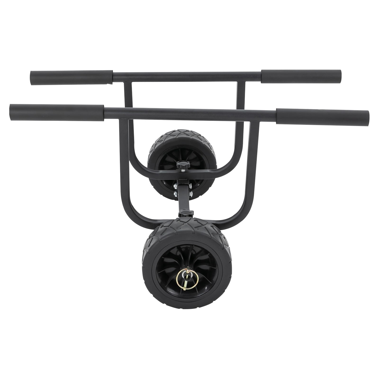 ToppiJoy Foldable Boat Dolly Cart Transport Carrier, Canoe Trolley Cart with 8'' Tires, Trolley for Small Boat, Canoe, Kayak, Fishing, Hiking