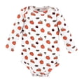 thumbnail image 4 of Hudson Baby Infant Girls Cotton Long-Sleeve Bodysuits, Girl Pumpkin Pie, 3-6 Months, 4 of 7