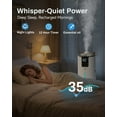 thumbnail image 4 of Large Room Humidifier 4.2gal for Home Bedroom, Whole House Top Fill Cool Mist Humidifier with Touch & Remote Control, Lacidoll, 4 of 9