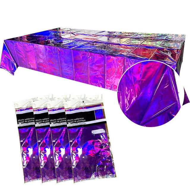 Nappe Colorée Jetable Fournitures de Décoration de Fête Nappe d'Anniversaire Accessoires photo laser