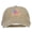 Khaki, variant on USA Flag Alaska Map Embroidered Washed Buckle Cap - Black OSFM