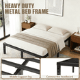 thumbnail image 4 of RLDVAY 12 inch Queen Bed Frame,Heavy Duty Metal Platform,No Box Spring Needed,Noise-Free,Easy Assembly, 4 of 7