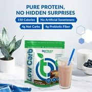 BioTrust Low Carb Protein Powder – Delicious Whey & Casein Blend from Grass-Fed Hormone Free Cows – Non GMO, Gluten Free (Chocolate Peanut Butter)