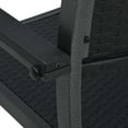 thumbnail image 5 of vidaXL Garden Chairs 4 pcs Black Plastic Rattan Look, 5 of 5
