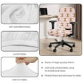 thumbnail image 4 of ZUXONGSY Cow Print Highland Cow Desk Chair Cover 2 Piece Mid Back Chair Covers Exquisite Chair Protector Machine Washable Seat Cushion Split Protectors Home Accessories, 4 of 7