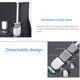 thumbnail image 5 of Escobilla de baño, escobilla de baño de silicona con soporte, juego de bandeja de goteo, cerdas flexibles, limpieza profunda de inodoros Todas las áreas (paquete de 2), 5 of 5