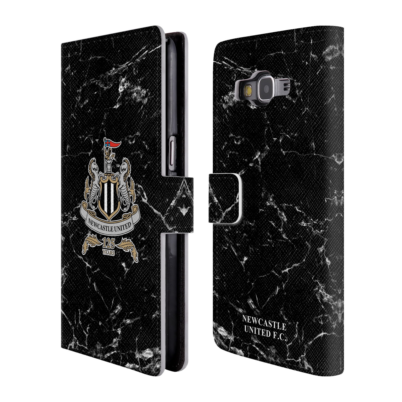 OFFICIAL NEWCASTLE UNITED FC NUFC 2017/18 MARBLE LEATHER BOOK WALLET