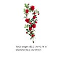 thumbnail image 2 of Shisuyan Artificial Rose Cane Tube Green Plastic 1Set 7.1x3.9in, 2 of 8