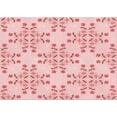 thumbnail image 1 of Ahgly Company Machine Washable Indoor Rectangle Transitional Light Rose Pink Area Rugs, 5' x 7', 1 of 7