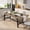 wood, variant on Gaderth 63-83" Extendable Dining Table, Industrial Rectangular Dining Room Table for 6-8 People, Expandable Kitchen Table, Expandable Tables for Small Spaces, Kitchen & Parties